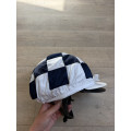 Toque course hippique satin
