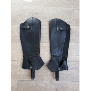 Chaps noir cuir