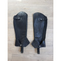 Chaps noir cuir