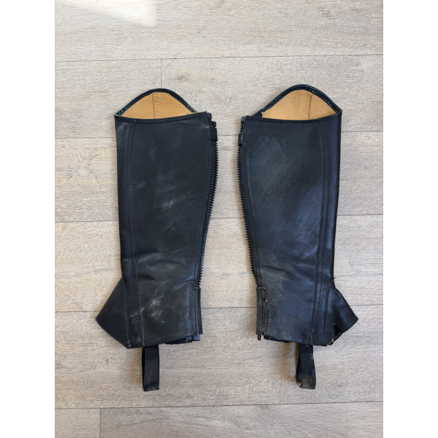 Chaps noir cuir