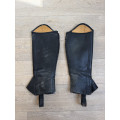 Chaps noir cuir