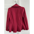Vestes couleur framboise/rouge de concours pour airbag Oscar et Gabrielle