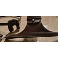 Lot de 2 Nosebands Silver Crown marron