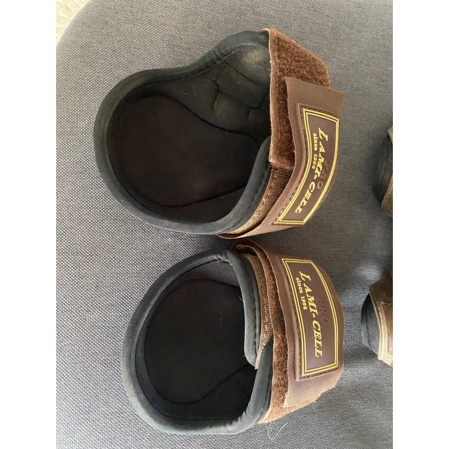 Ensemble guêtres et proèges-boulet Lami-cell pro marron taille S