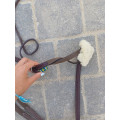 Collier de chasse et martingale cheval devoucoux havane