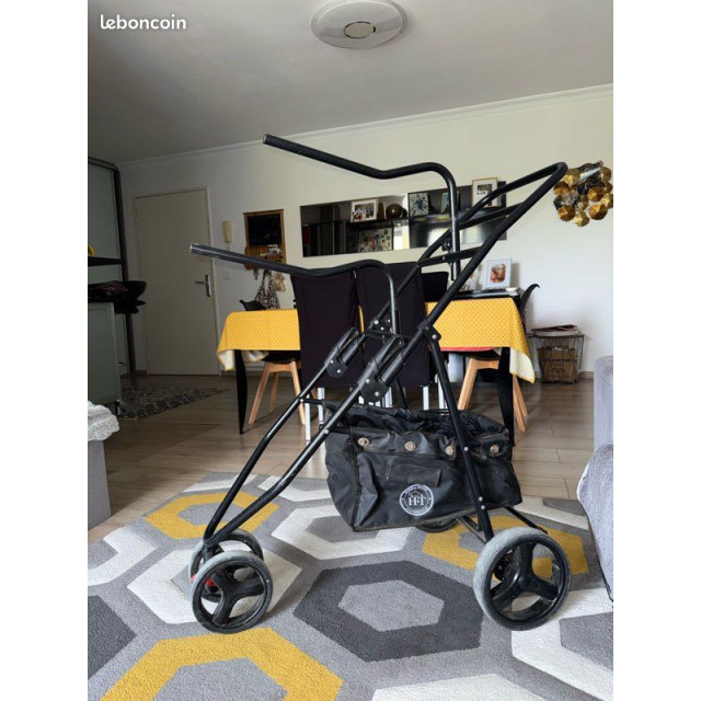 Chariot trolley porte-selle cheval Saddle Sherpa Horse and Travel