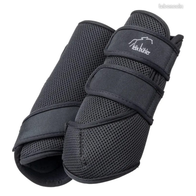 Guêtres de support en tissu air mesh félix bühler — taille xs — noires