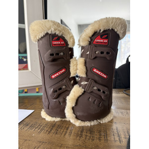 Guêtres Zandona Carbon Air Techno-Fur marron – Taille L – Excellent état