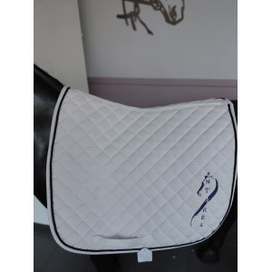 TAPIS BLANC DRESSAGE ANTARES QUASI NEUF