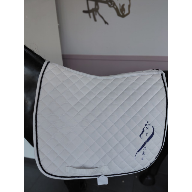 TAPIS BLANC DRESSAGE ANTARES QUASI NEUF