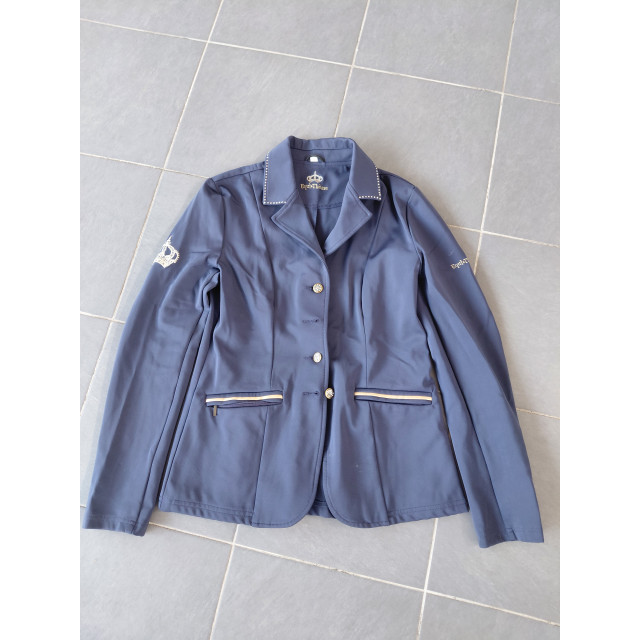 VESTE CONCOURS FEMME T38  BLEU EQUITHEME