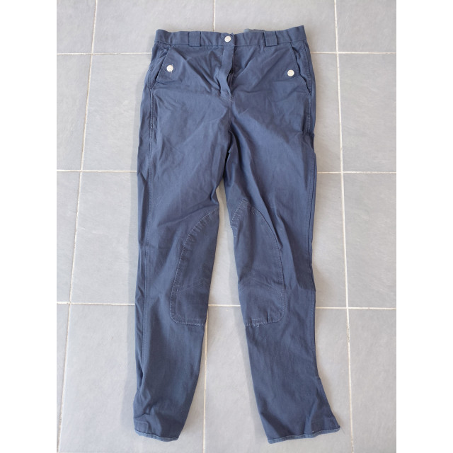 PANTALON FEMME LAMICELL BLEU MARINE T42