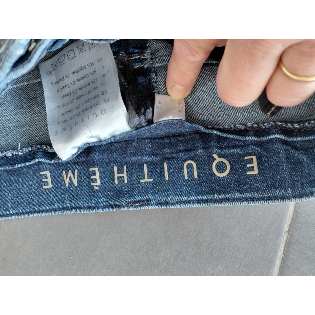 PANTALON GARCON 16 ANS JEAN BLEU EQUITHEME