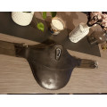 Sangle bavette marron 100 cm