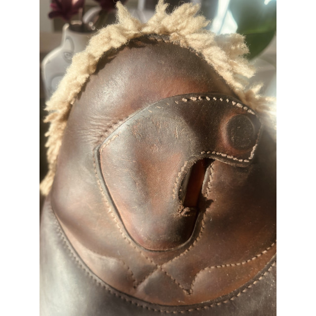 Sangle bavette Macel marron 120 cm