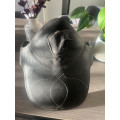 Sangle bavette Macel noire 110 cm