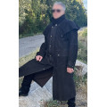 Manteau long cuir d'équitation / Cache-poussière Western Dannecker - Taille L