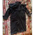 Manteau long cuir d'équitation / Cache-poussière Western Dannecker - Taille L