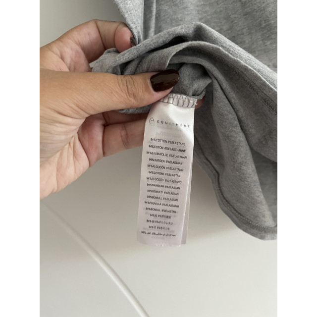 T-shirt Equitheme gris