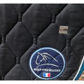 Tapis GEM noir liseret blanc et bleu