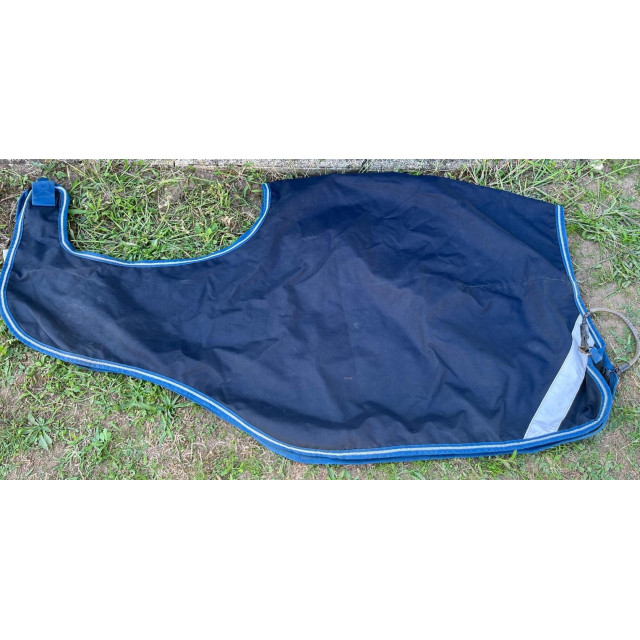 Couvre rein AMIGO bleu imperméable et polaire bande réfléchissante