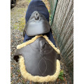 Sangle bavette marron Macel 115 cm