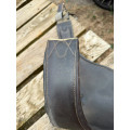 Sangle bavette marron Macel 115 cm