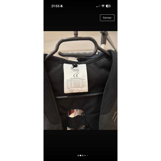 Gilet de protection airbag