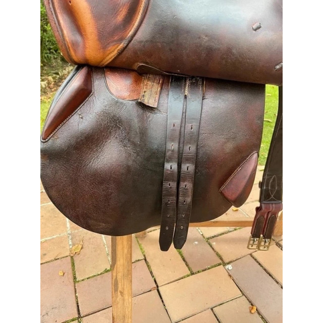Selle Forestier Atlanta + Bavette Chetak + Étrivières Éric Thomas