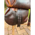 Selle Forestier Atlanta + Bavette Chetak + Étrivières Éric Thomas