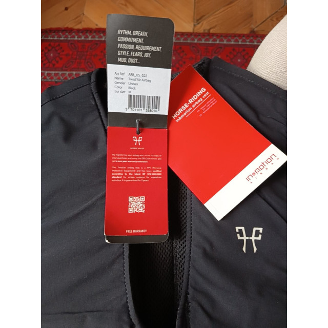 AIRBAG TWIST'AIR HORSEPILOT NEUF AVEC ETIQUETTE