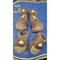Ensemble guêtres + protège-boulets VEREDUS Carbon Gel – Taille M – Marron