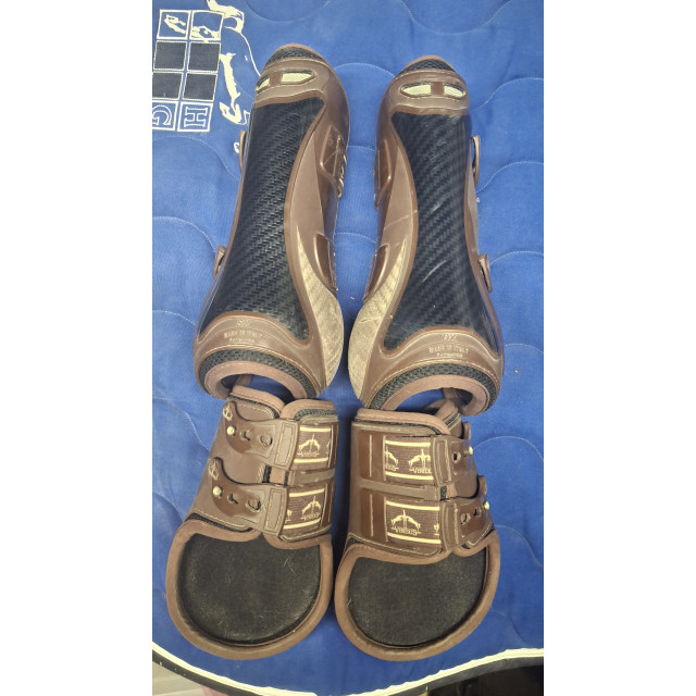 Ensemble guêtres + protège-boulets VEREDUS Carbon Gel – Taille M – Marron