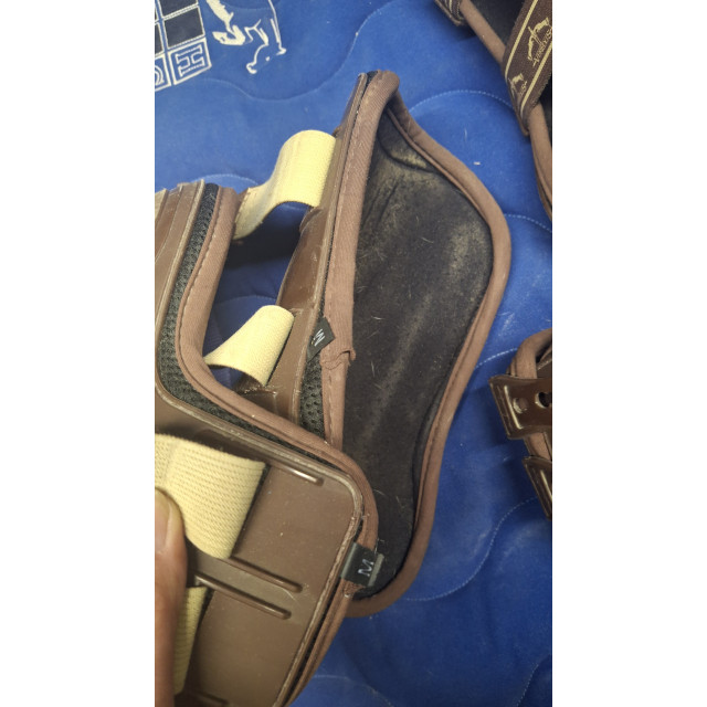 Ensemble guêtres + protège-boulets VEREDUS Carbon Gel – Taille M – Marron