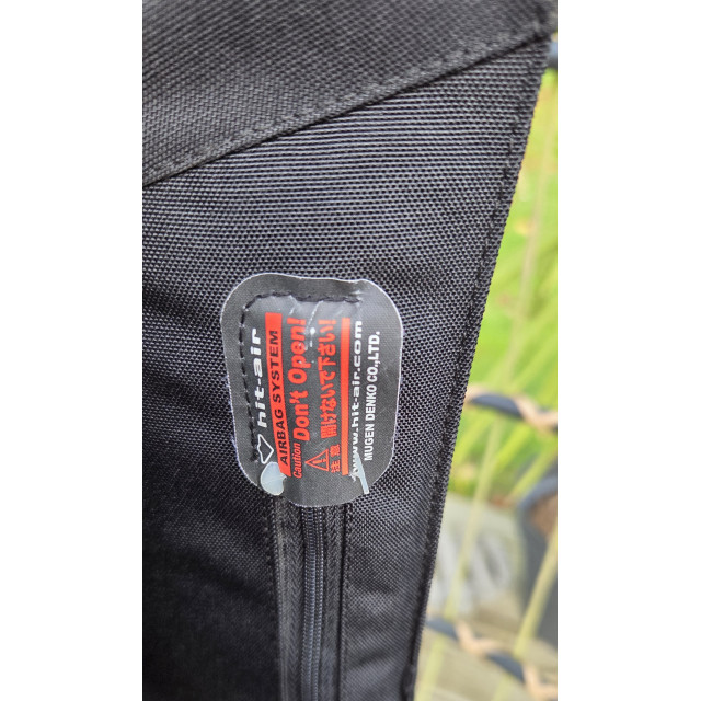 Gilet équitation airbag complet Hit Air noir taille S
