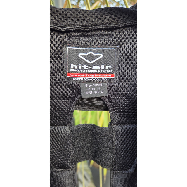 Gilet équitation airbag complet Hit Air noir taille S