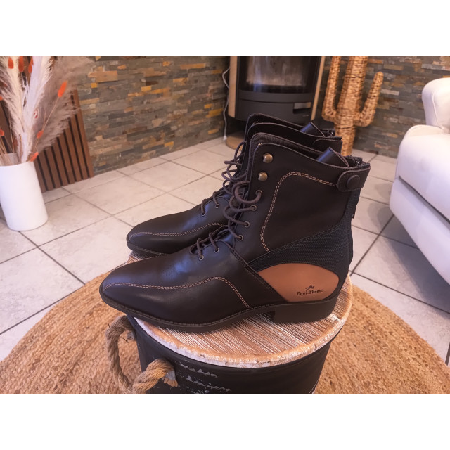 Boots d'équitation en cuir EQUI-THÈME "Confort Extrême" – Neuves – Pointure 43
