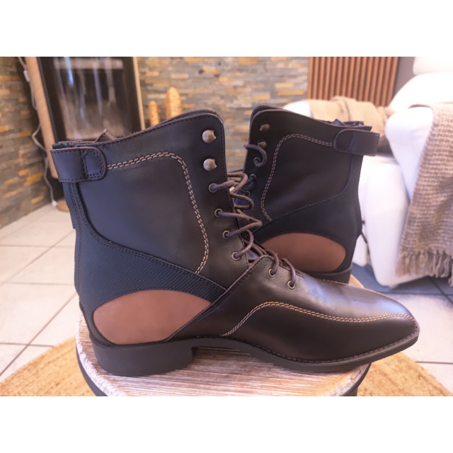 Boots d'équitation en cuir EQUI-THÈME "Confort Extrême" – Neuves – Pointure 43