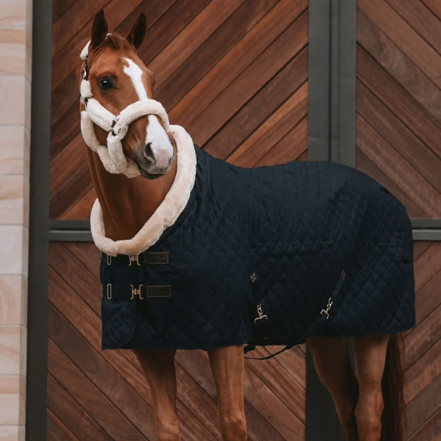 Couverture Kentucky Horsewear noire 145cm/6’6-160g-NEUVE