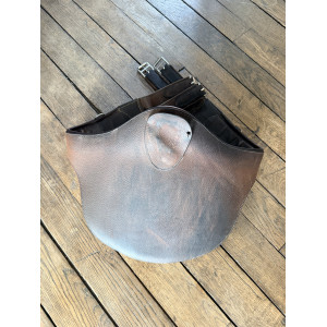 Sangle bavette BUTET – Cuir marron