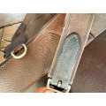 Sangle bavette BUTET – Cuir marron