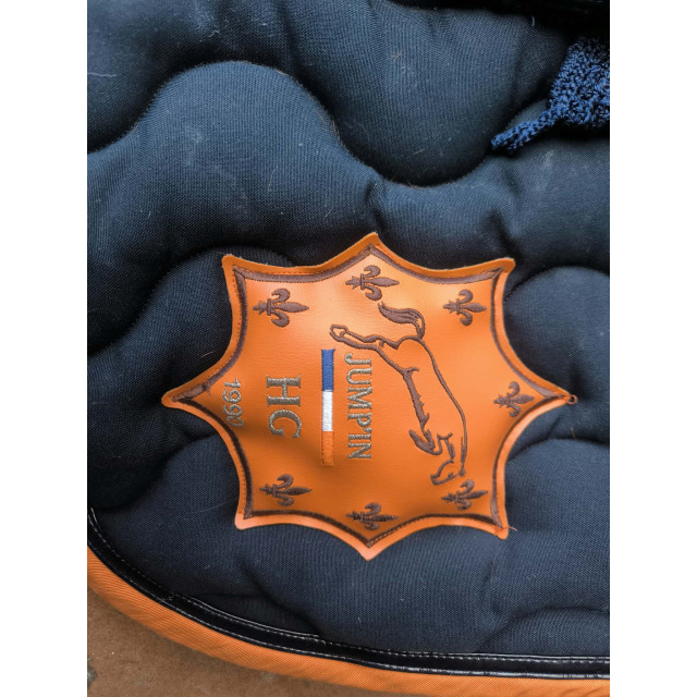 ensemble HG bleu marine et orange