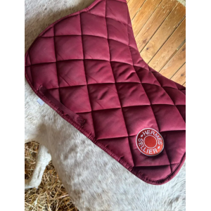 Tapis Hermes sellier bordeaux