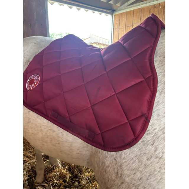 Tapis Hermes sellier bordeaux