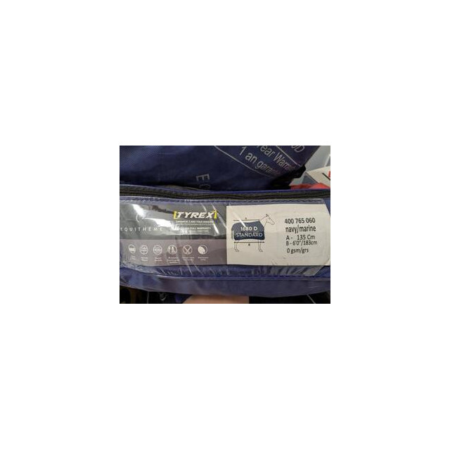 Equithème Chemise imperméable +couvre cou Tyrex 1680D taille 6'0 135cm