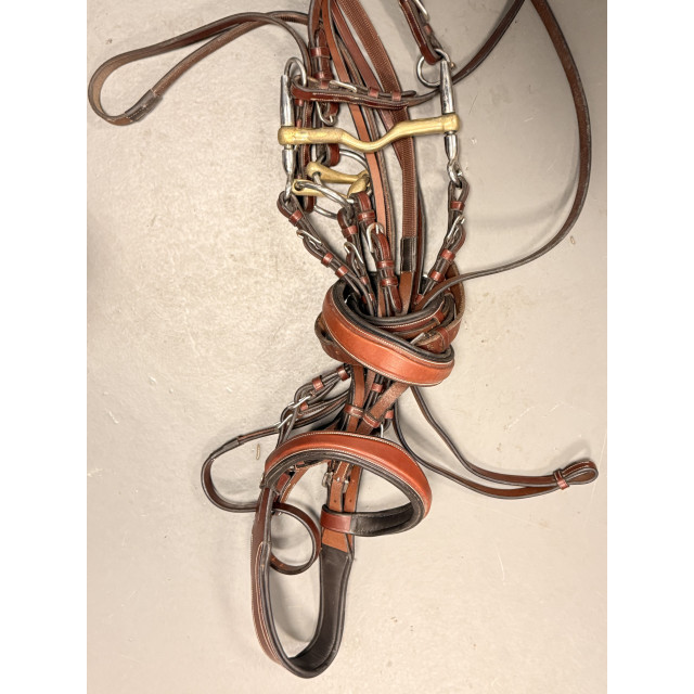 Bride cheval marron