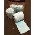 Lot tapis, bandes de polo et gants bleu