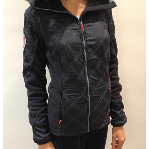 Manteau/Polaire 36/XS bleu marine