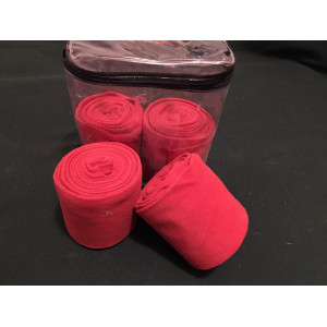 Bandes de polo rouges