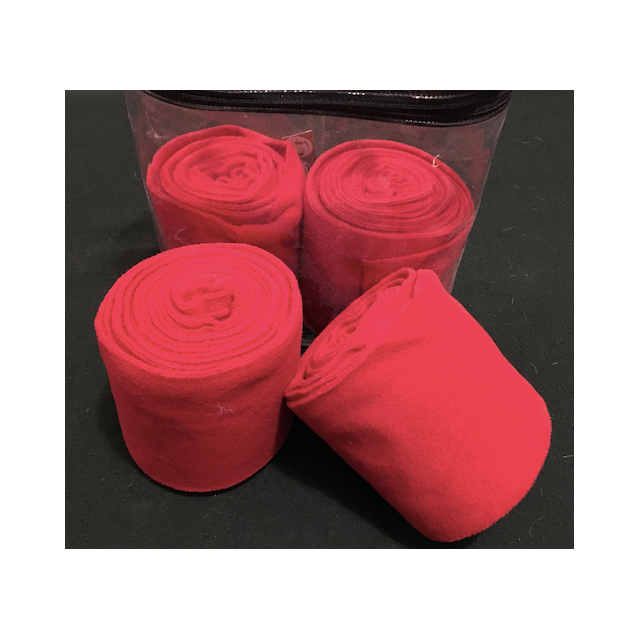 Bandes de polo rouges